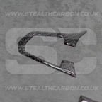 Carbon Fibre Style Steering Wheel Trims for BMW 5 Series G30 G31 G01 G38 X3