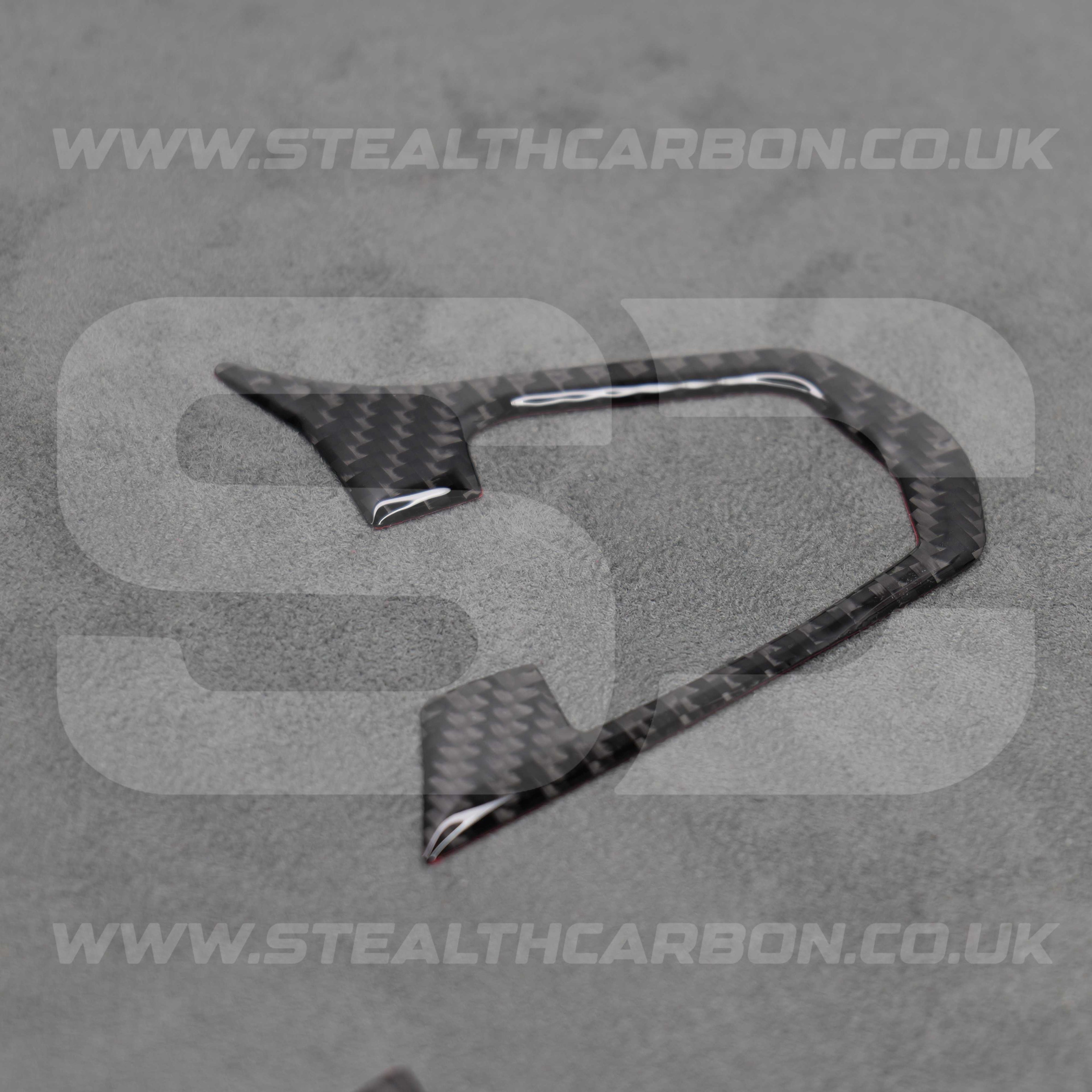 Carbon Fibre Style Steering Wheel Trims for BMW 5 Series G30 G31 G01 G38 X3