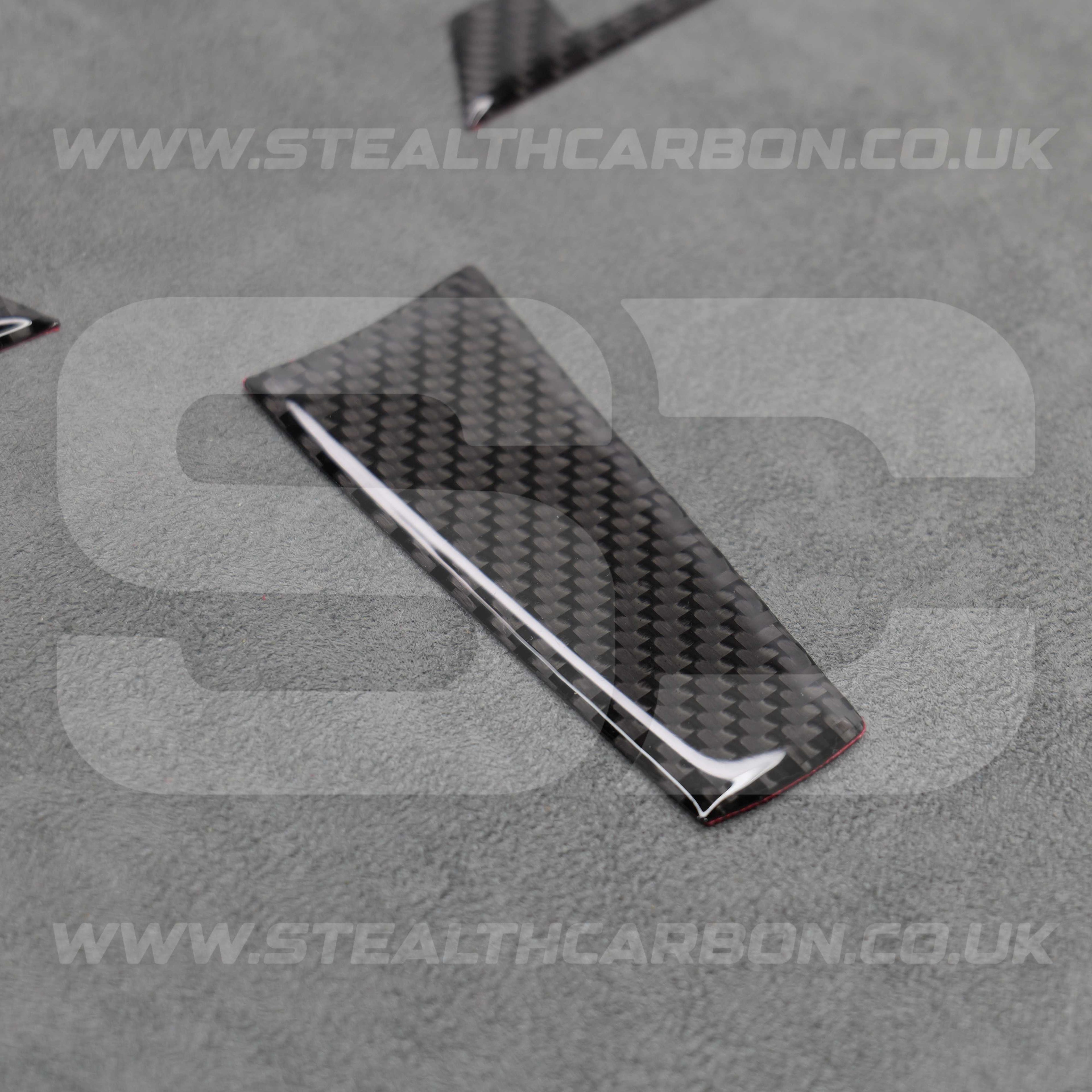 Carbon Fibre Style Steering Wheel Trims for BMW 5 Series G30 G31 G01 G38 X3