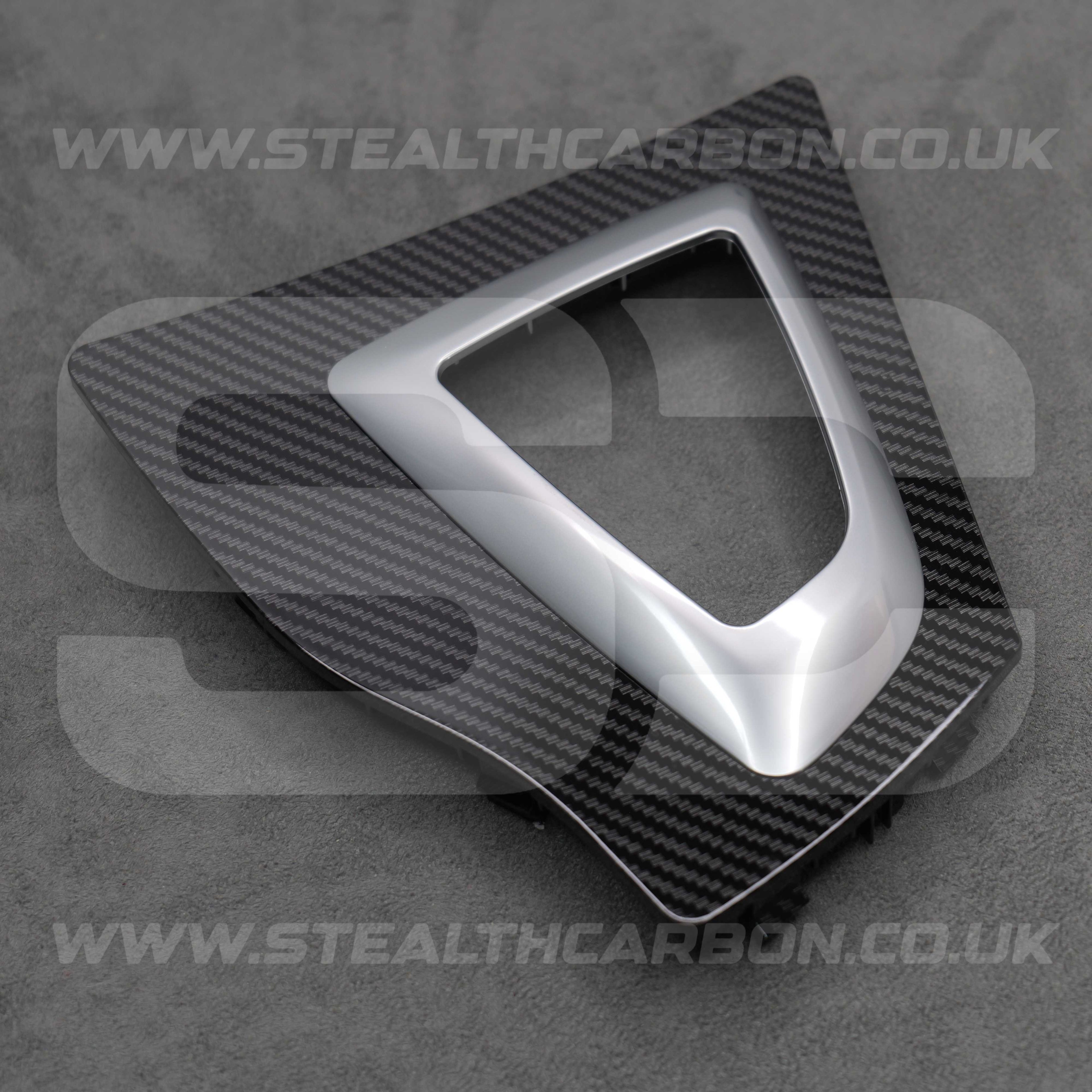 Carbon Fibre Style Gear Knob Surround BMW 3 4 Series F30 F31 F34 F35 F32 F33