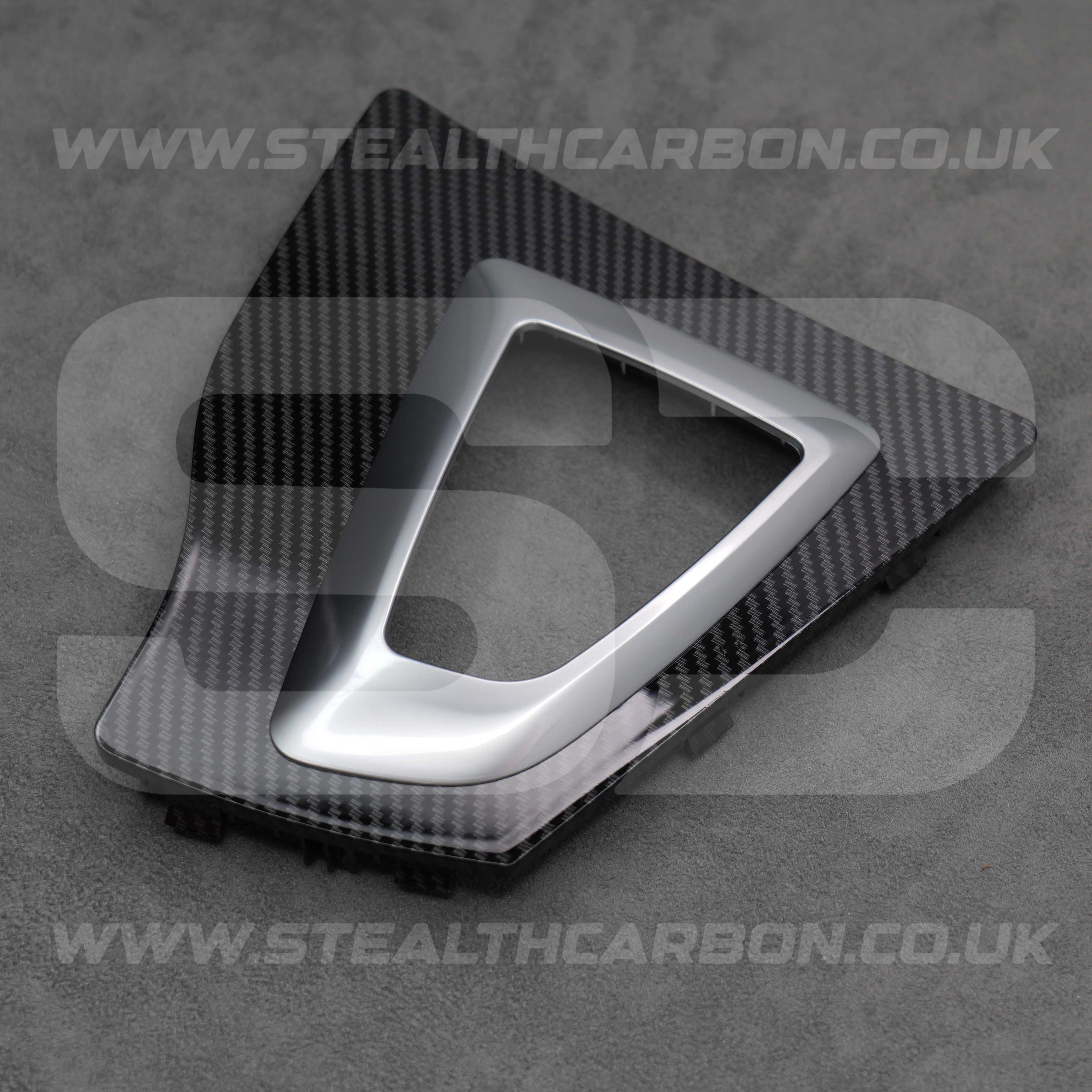 Carbon Fibre Style Gear Knob Surround BMW 3 4 Series F30 F31 F34 F35 F32 F33