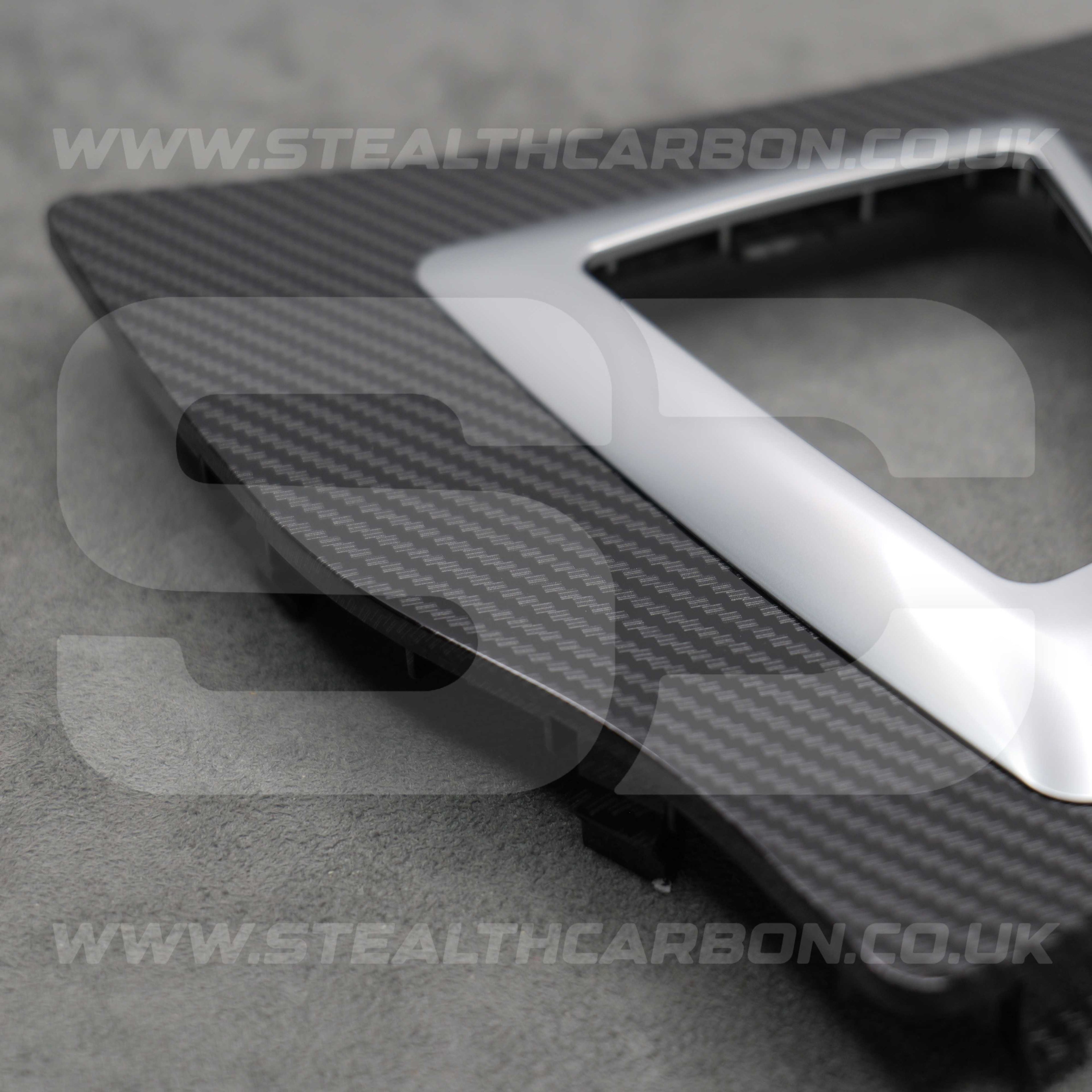 Carbon Fibre Style Gear Knob Surround BMW 3 4 Series F30 F31 F34 F35 F32 F33