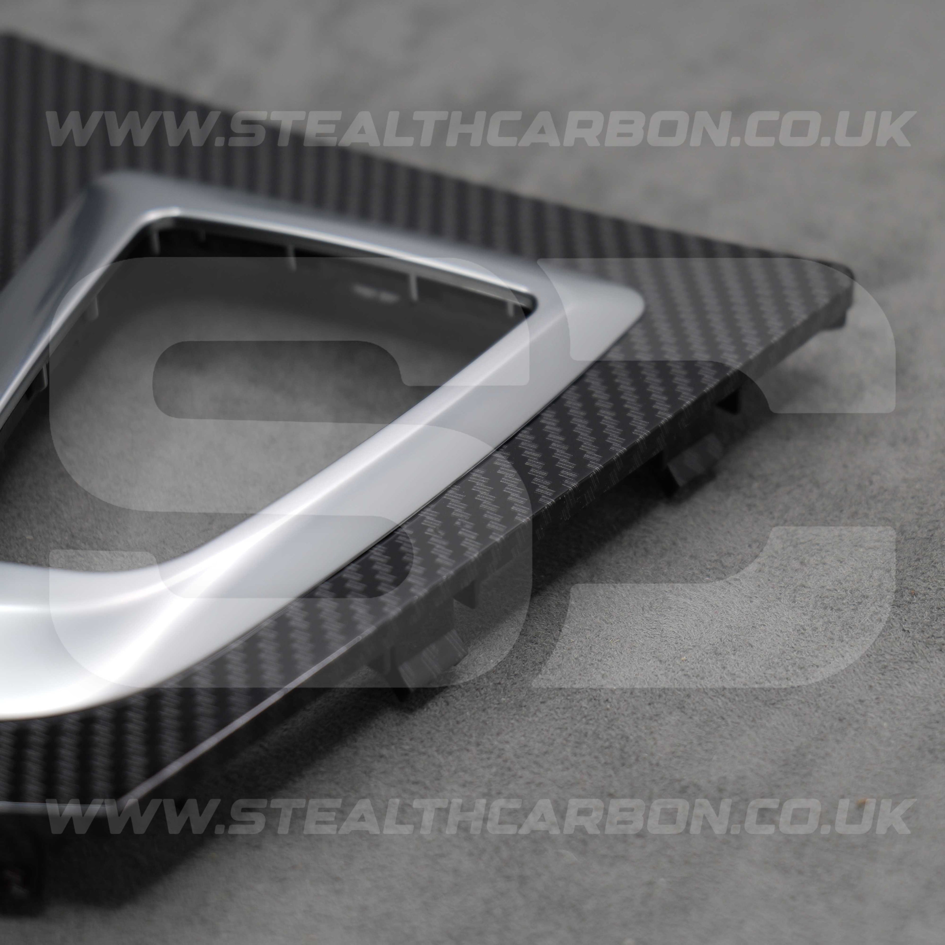 Carbon Fibre Style Gear Knob Surround BMW 3 4 Series F30 F31 F34 F35 F32 F33