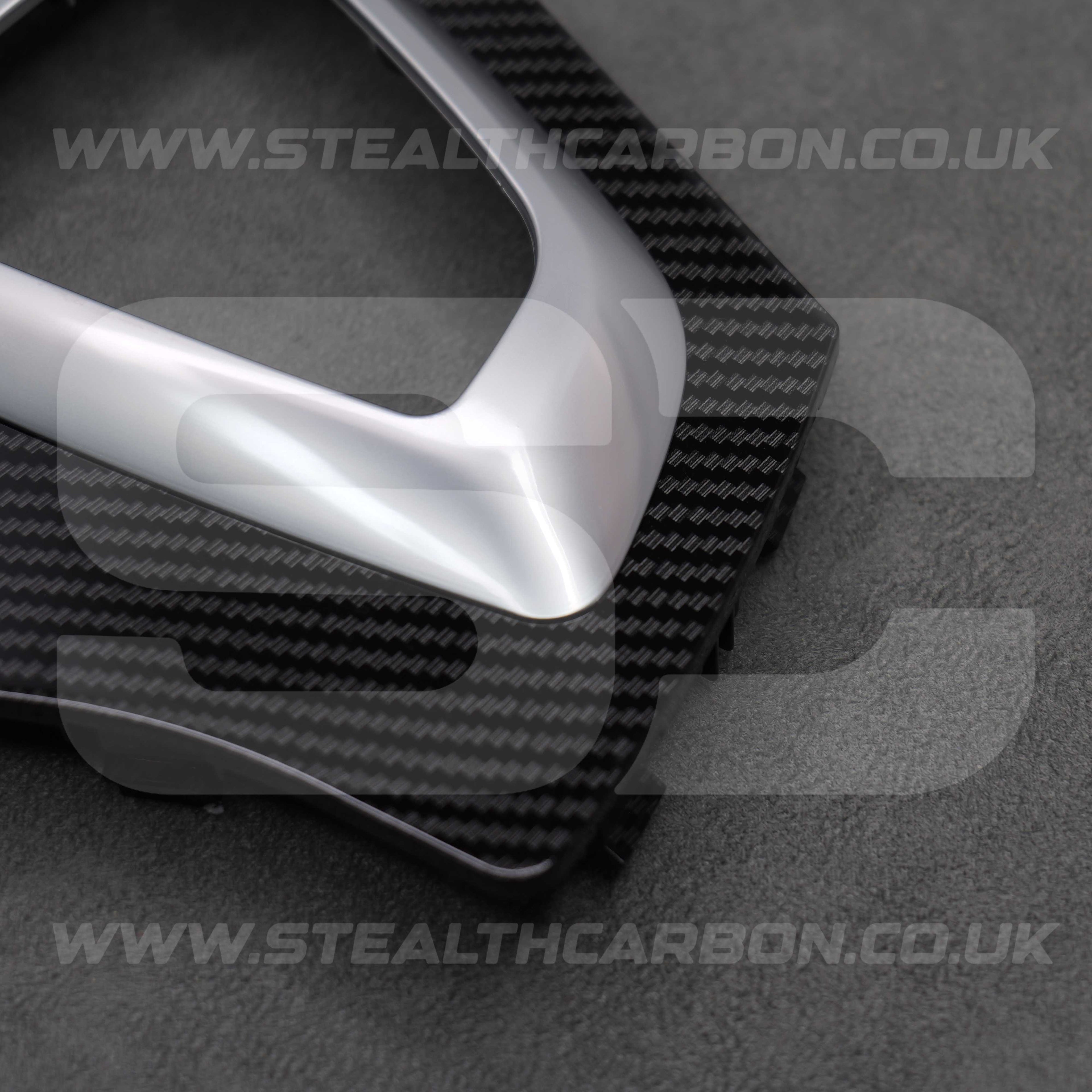 Carbon Fibre Style Gear Knob Surround BMW 3 4 Series F30 F31 F34 F35 F32 F33