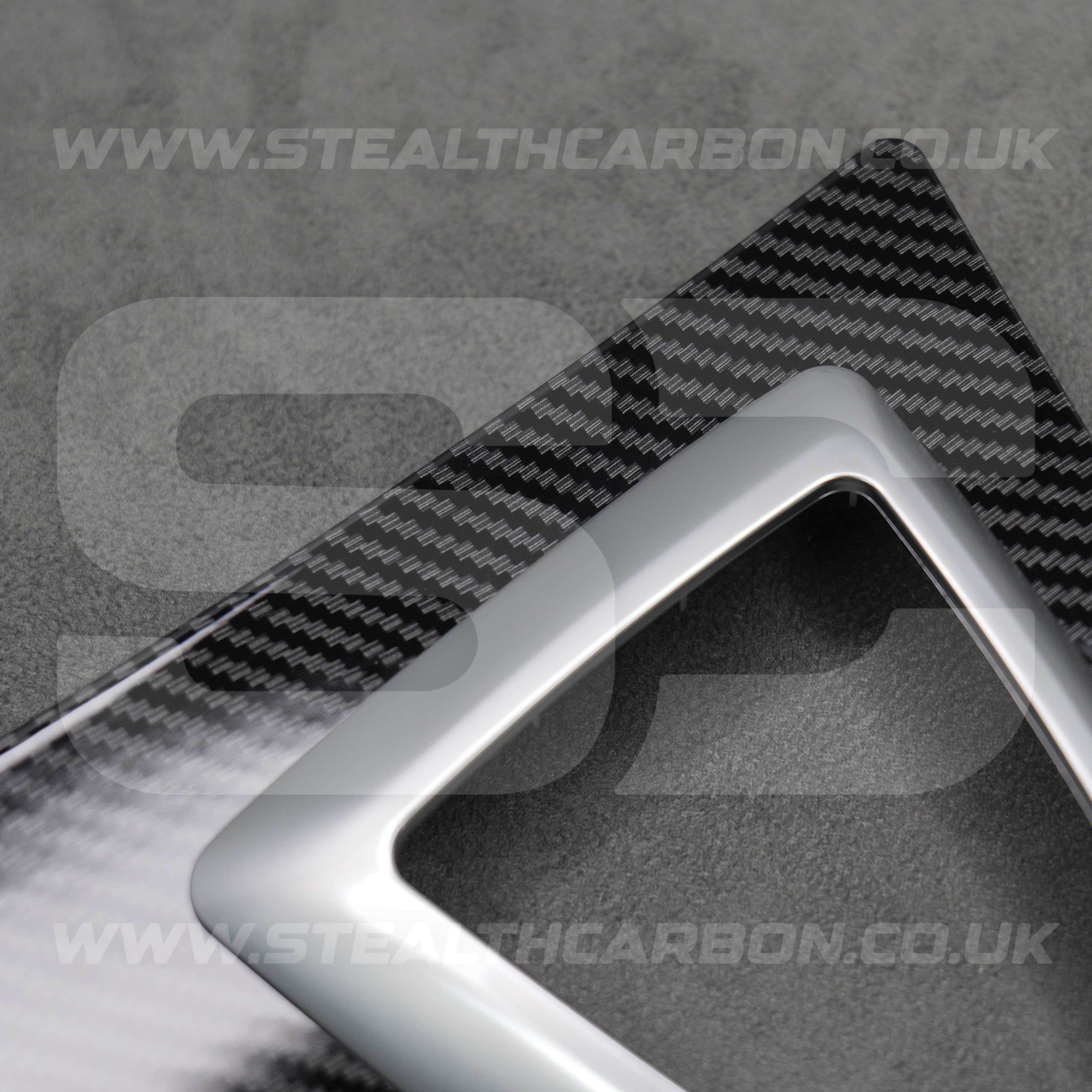 Carbon Fibre Style Gear Knob Surround BMW 3 4 Series F30 F31 F34 F35 F32 F33