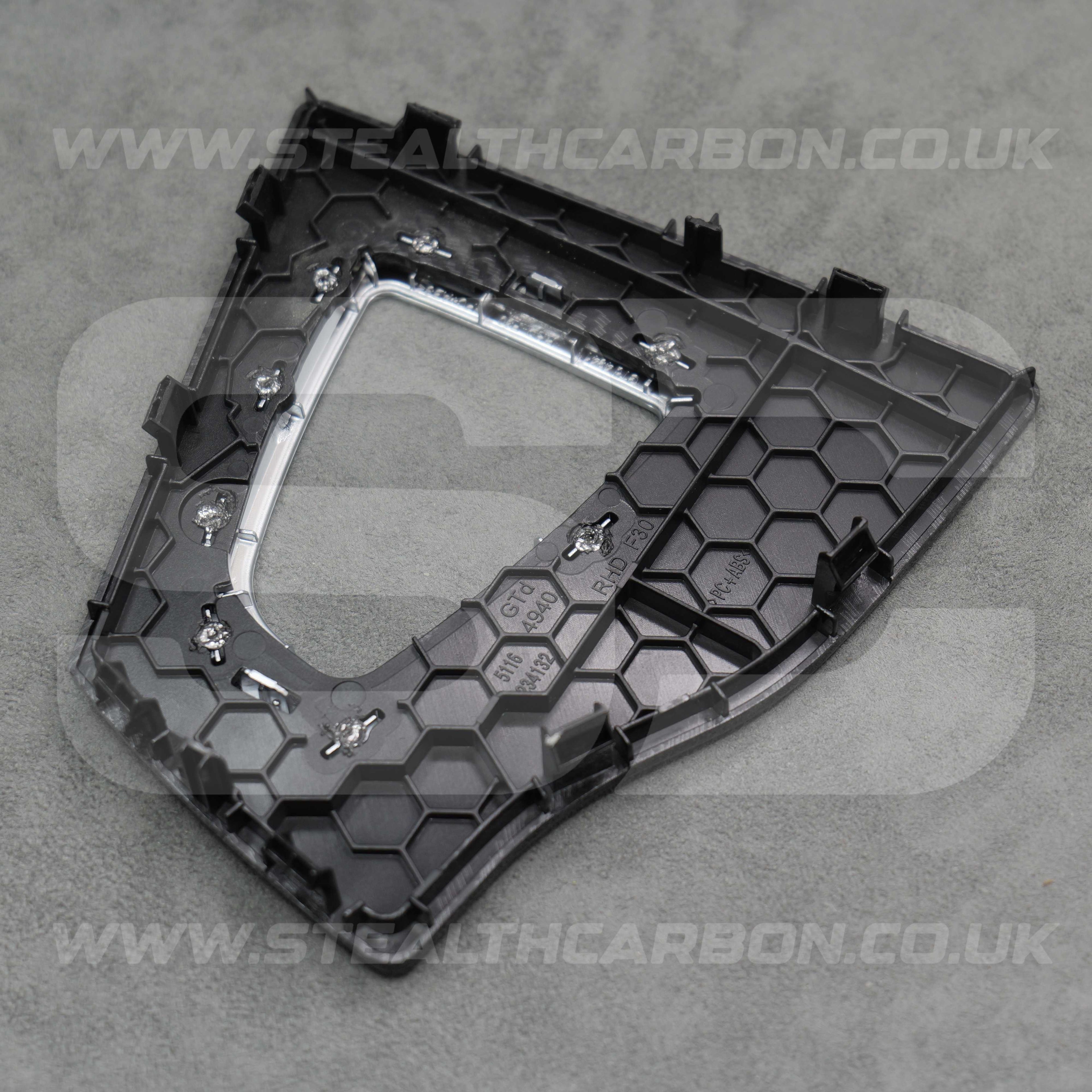 Carbon Fibre Style Gear Knob Surround BMW 3 4 Series F30 F31 F34 F35 F32 F33