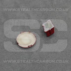 BMW Matte Red M Mode & Start Stop Button Set for E90 E92 E93 M3 4.0 V8