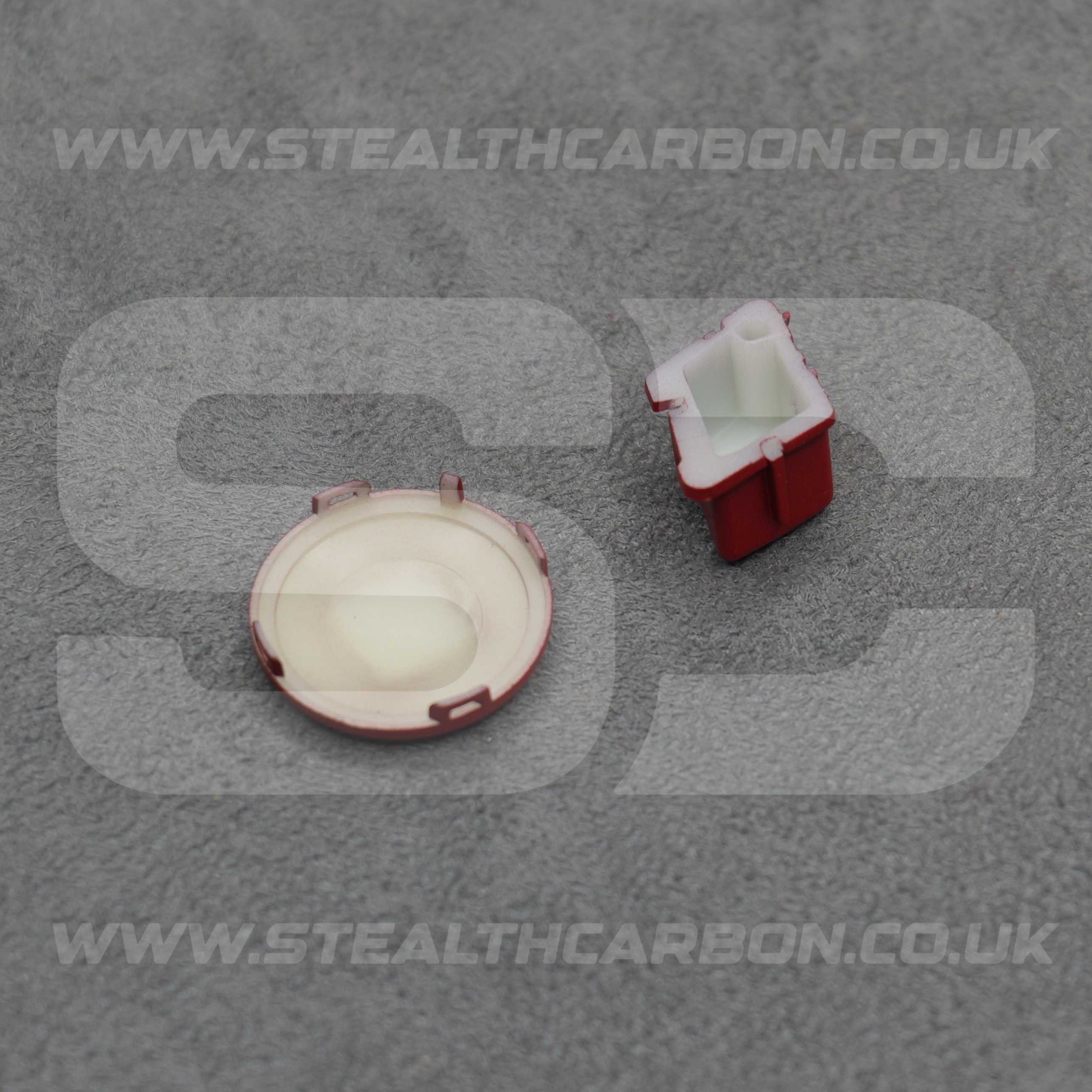 BMW Matte Red M Mode & Start Stop Button Set for E90 E92 E93 M3 4.0 V8