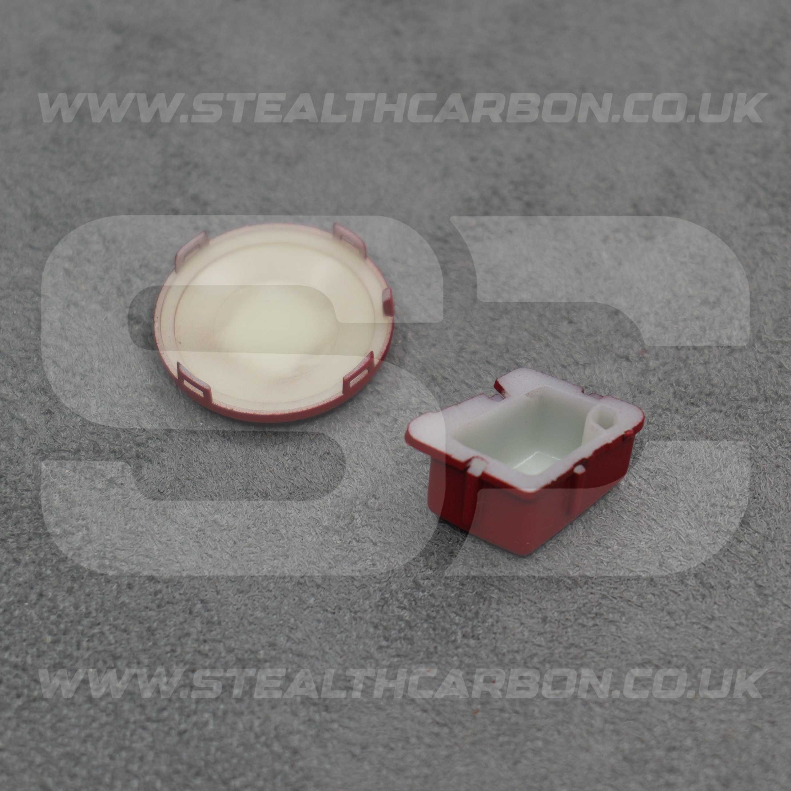 BMW Matte Red M Mode & Start Stop Button Set for E90 E92 E93 M3 4.0 V8