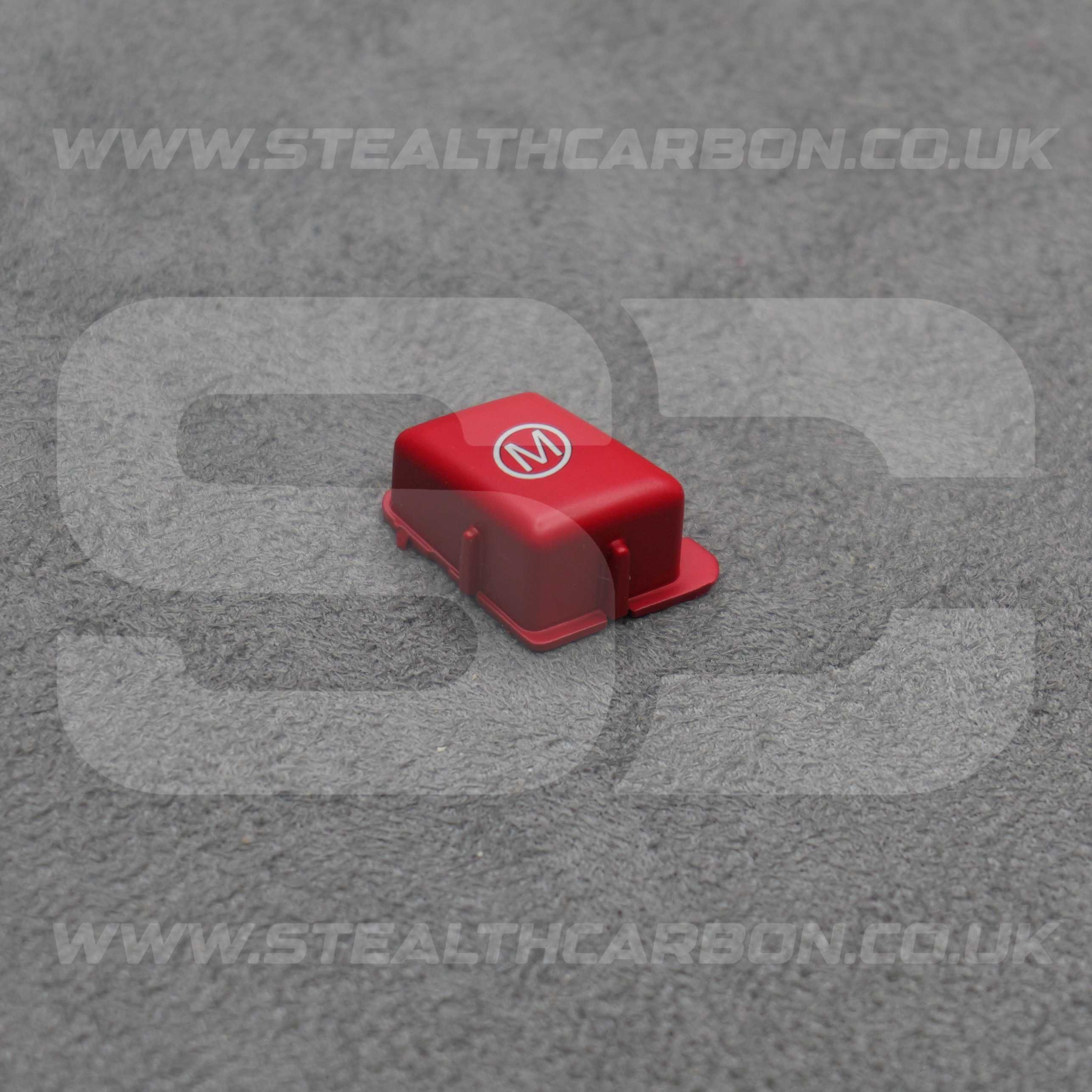 BMW Matte Red M Steering Wheel Mode Button for E90 E92 E93 M3 4.0 V8