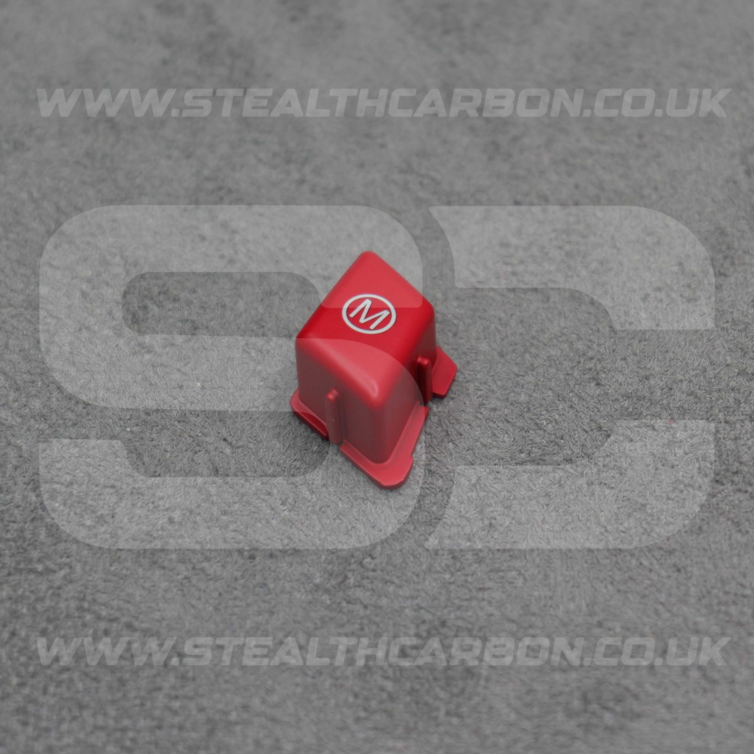 BMW Matte Red M Steering Wheel Mode Button for E90 E92 E93 M3 4.0 V8