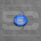 BMW Matte Blue Start Stop Engine Button for E90 E92 E93 M3 4.0 V8