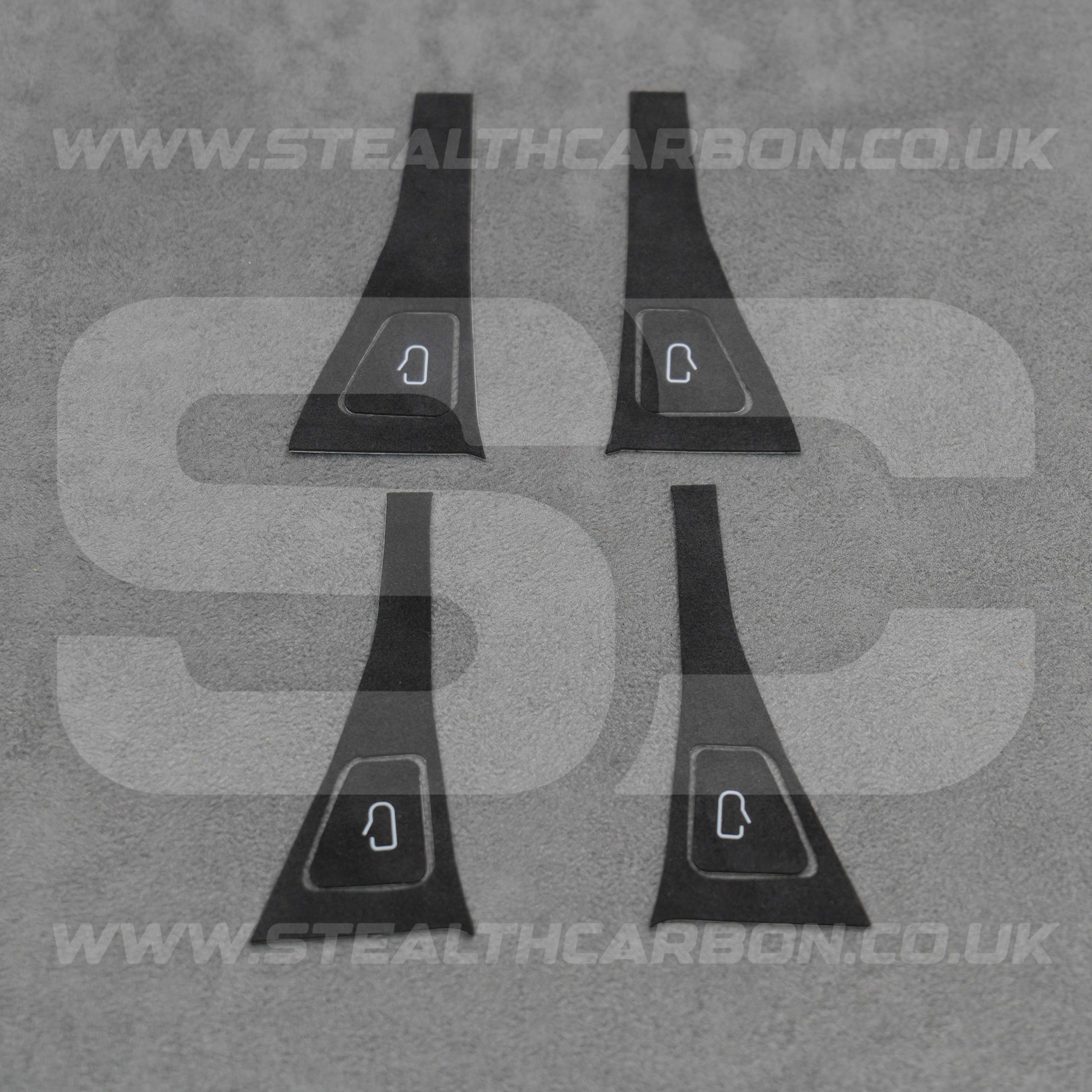 Tesla Model 3 Y Alcantara Suede Door Switch Handle Button Cover Protectors