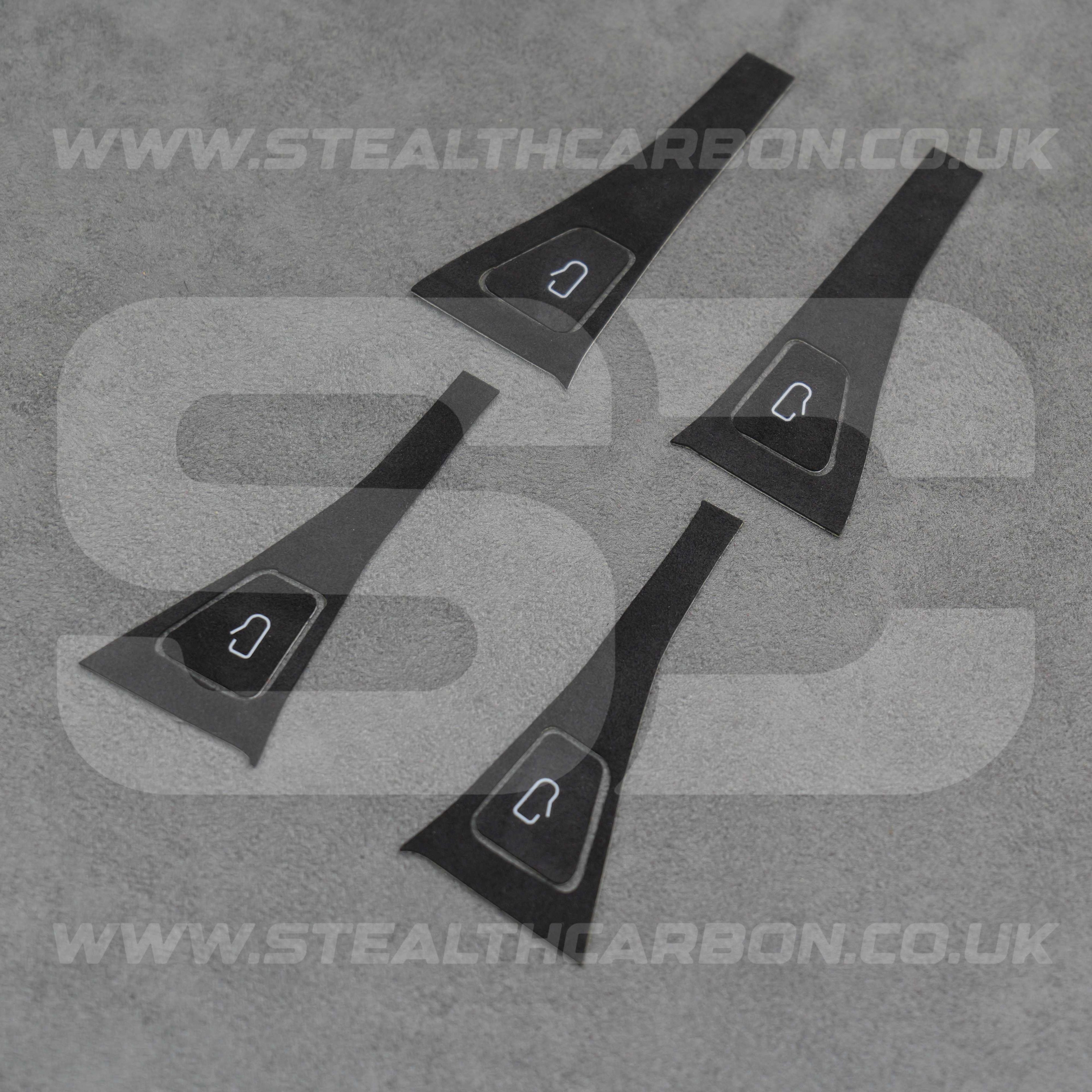 Tesla Model 3 Y Alcantara Suede Door Switch Handle Button Cover Protectors