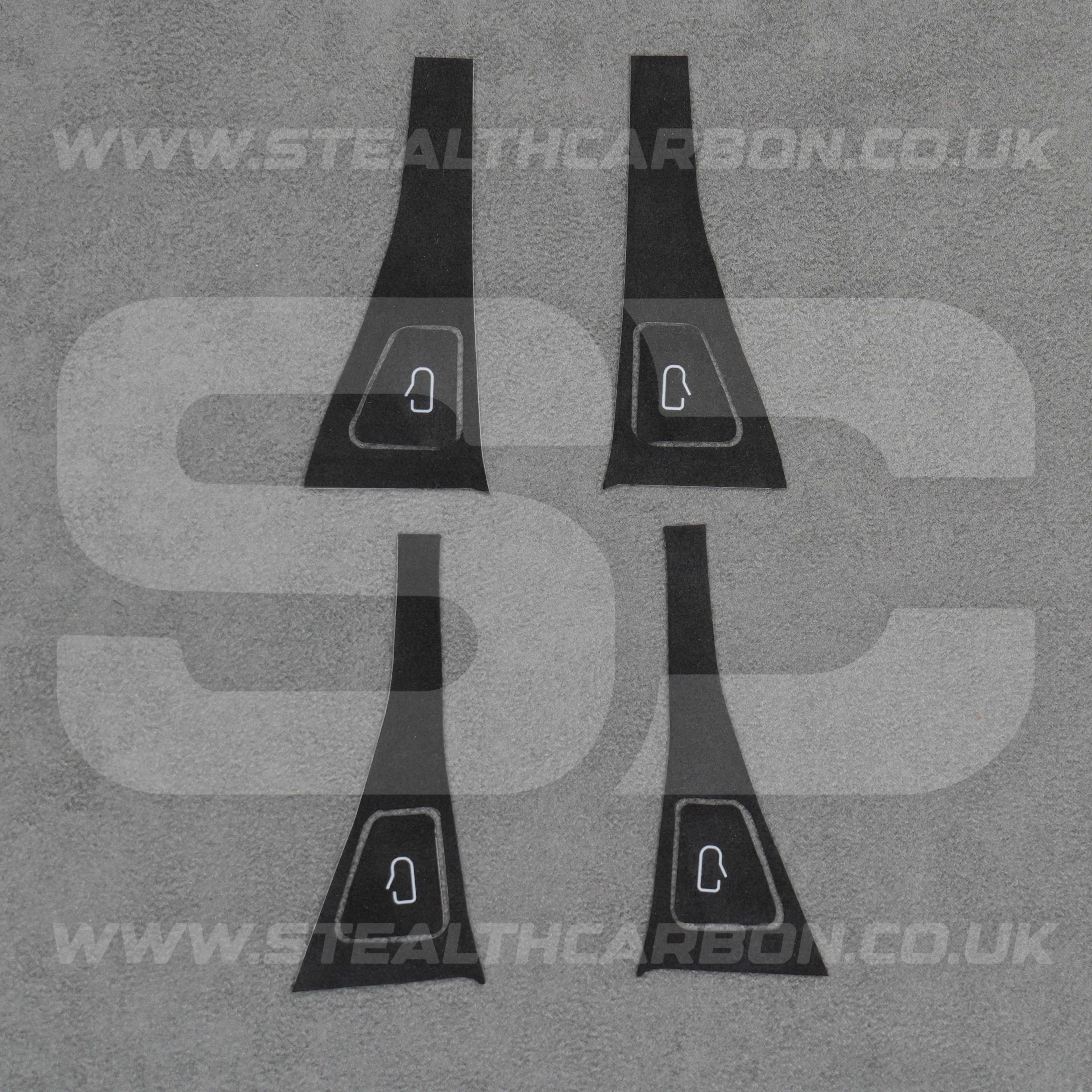 Tesla Model 3 Y Alcantara Suede Door Switch Handle Button Cover Protectors