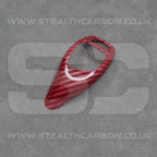 BMW Red Carbon Fibre Style Gear Shift Knob Cover Trim F30 F20 F10 F15 F25 X5 X3