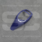 BMW Blue Carbon Fibre Style Gear Shift Knob Cover Trim F30 F20 F10 F15 F25 X5 X3