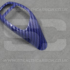BMW Blue Carbon Fibre Style Gear Shift Knob Cover Trim F30 F20 F10 F15 F25 X5 X3