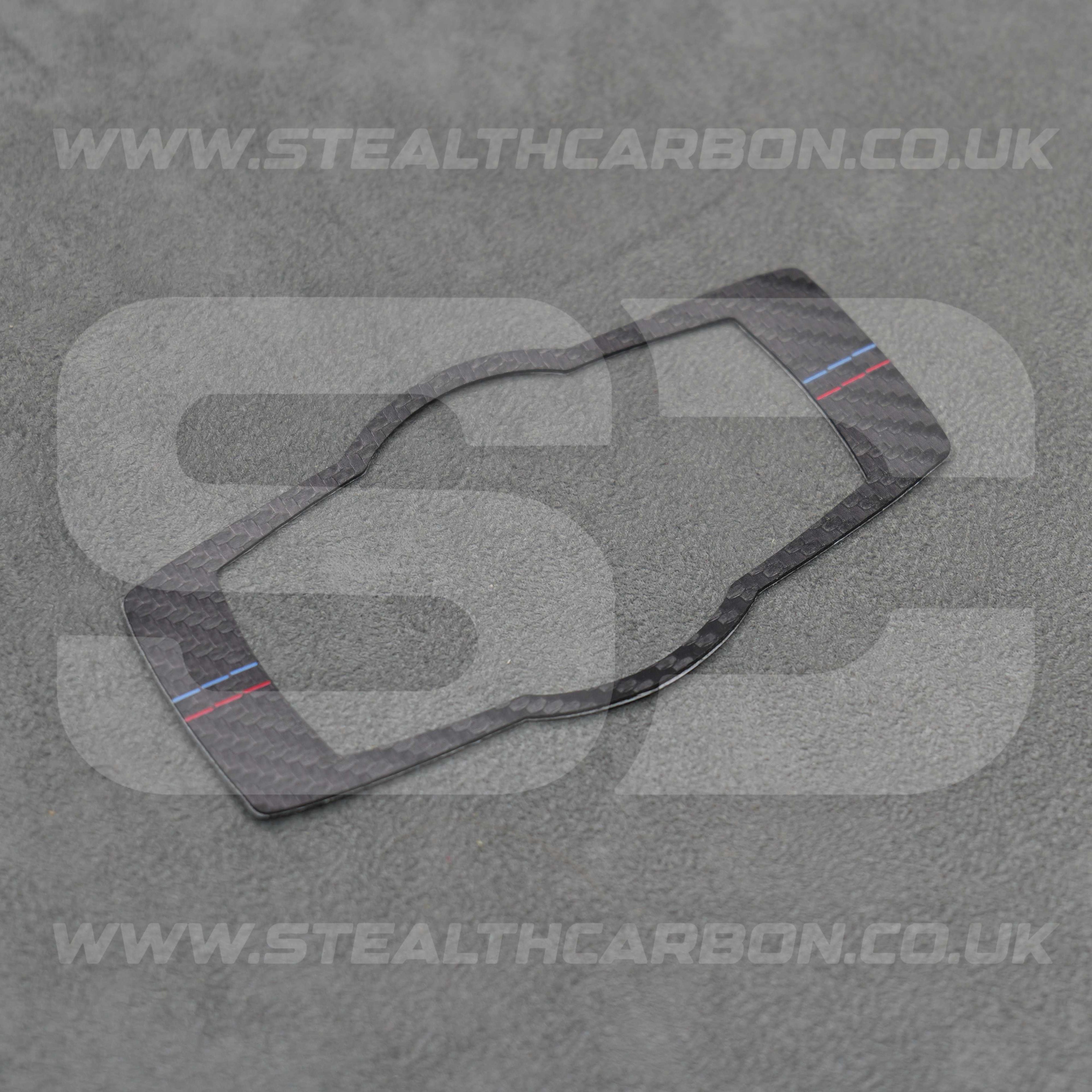 BMW Carbon Fibre Style Headlight Switch Trim M3 3 Series E90 E91 E92 E93 4.0 V8