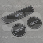 Ford Mustang GT Genuine Alcantara Cup Holder Storage Covers S550 Mach 1 V8 GT350
