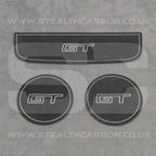 Ford Mustang GT Genuine Alcantara Cup Holder Storage Covers S550 Mach 1 V8 GT350