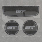 Ford Mustang GT Genuine Alcantara Cup Holder Storage Covers S550 Mach 1 V8 GT350
