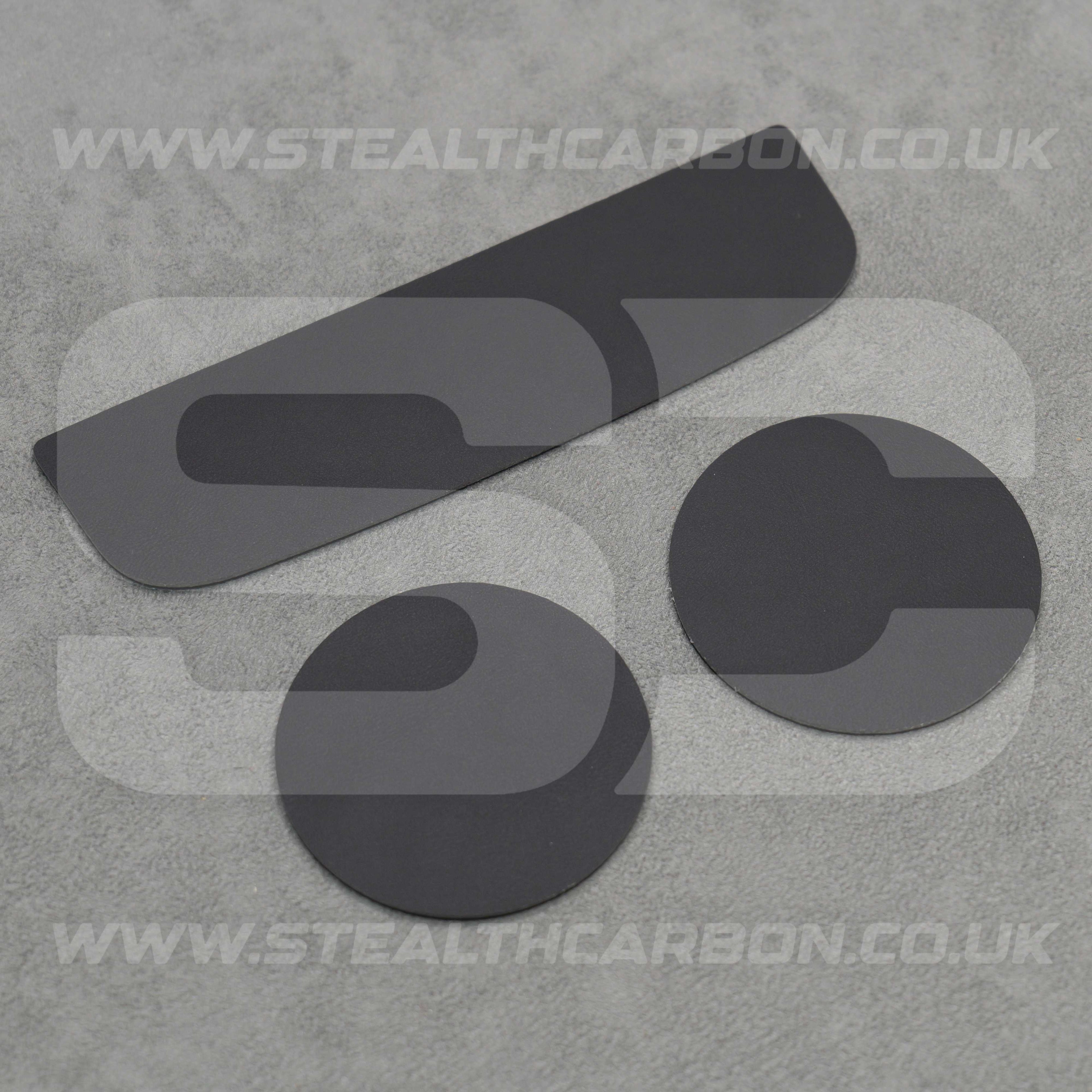 Ford Mustang GT Genuine Alcantara Cup Holder Storage Covers S550 Mach 1 V8 GT350