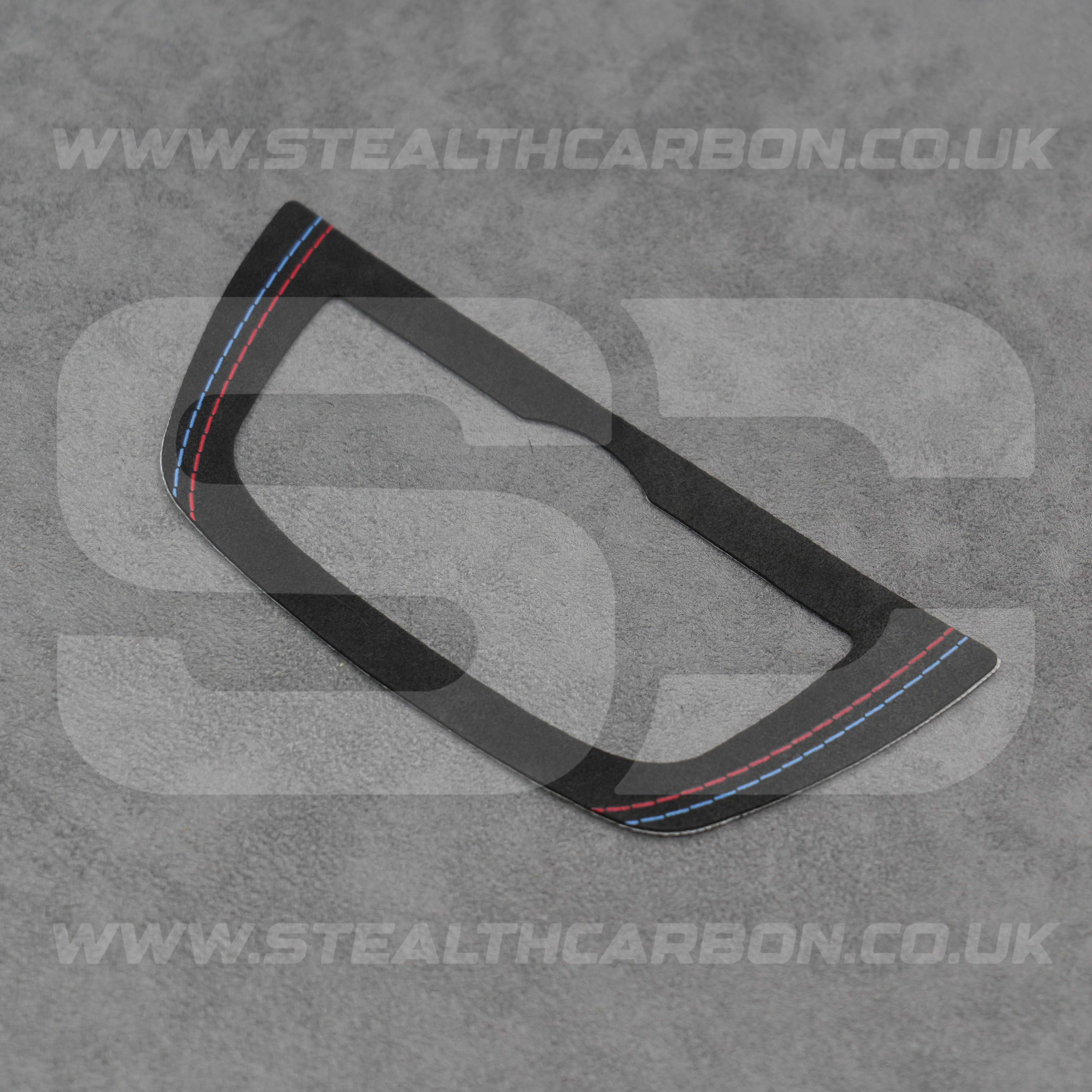 BMW Alcantara Suede Headlight Switch Trim for 5 6 Series G G30 G31 G38 6GT