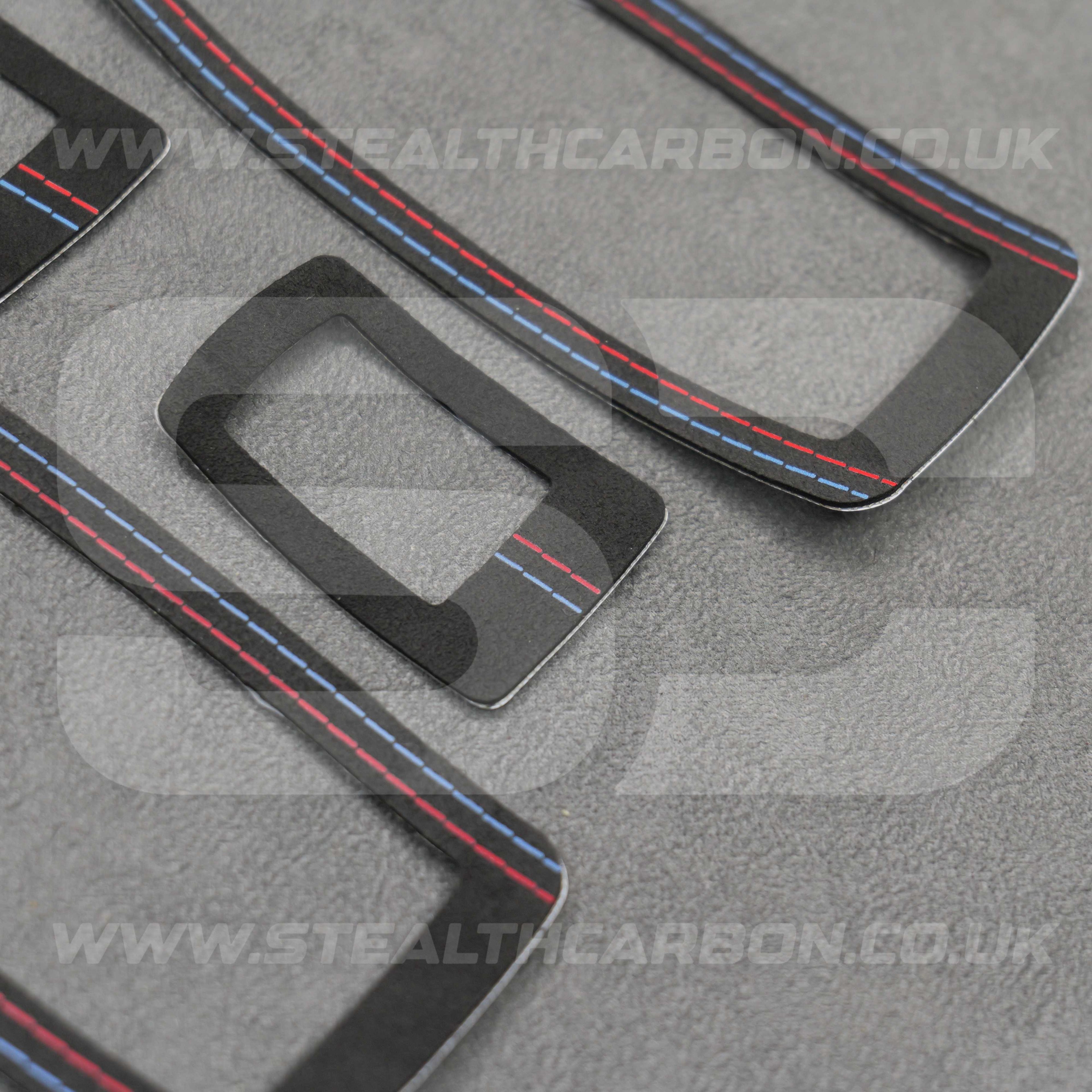 BMW Alcantara Window Switch Covers 1 3 4 Series F20 F30 F34 M135i M140i M335i M435i