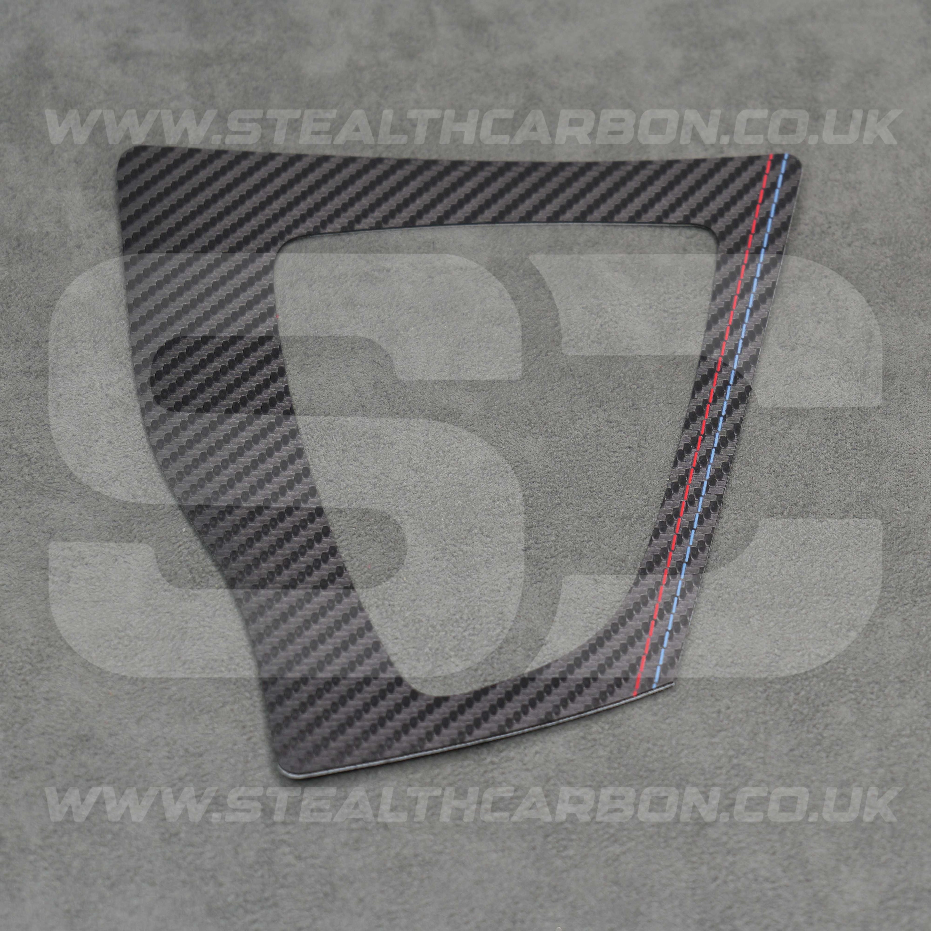 BMW Carbon Fibre Style Gear Knob Surround Cover 3 4 Series F30 F34 F32 335i 435i