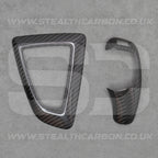 Carbon Fibre Gear Knob & Surround Trims BMW F15 F20 F25 F30 F32 F06 F10 F35 F36