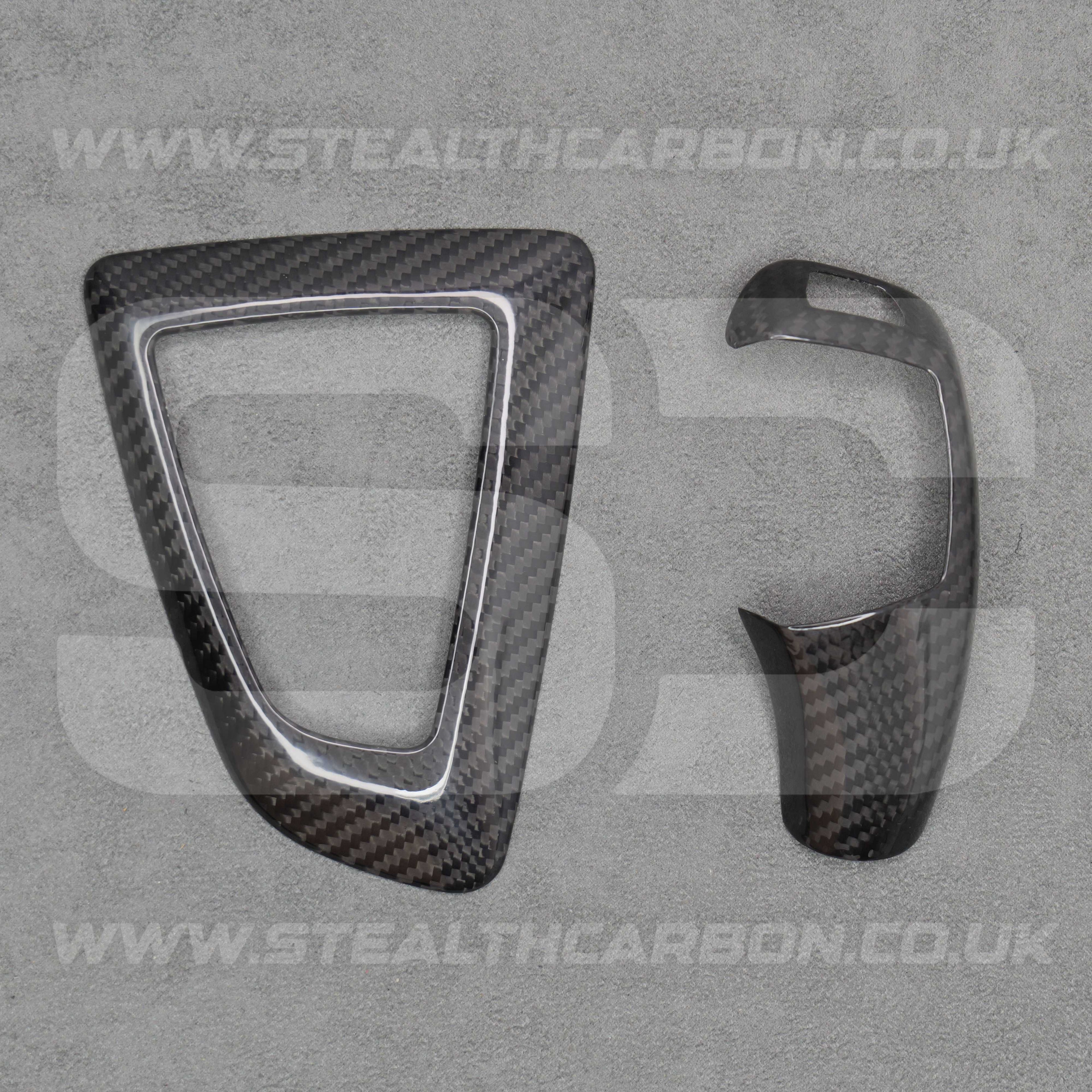 Carbon Fibre Gear Knob & Surround Trims BMW F15 F20 F25 F30 F32 F06 F10 F35 F36