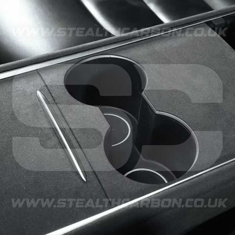 Tesla Model 3 Y Alcantara Suede Centre Console Protector Juniper Highland