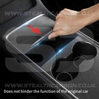 Tesla Model 3 Y Alcantara Suede Centre Console Protector Juniper Highland