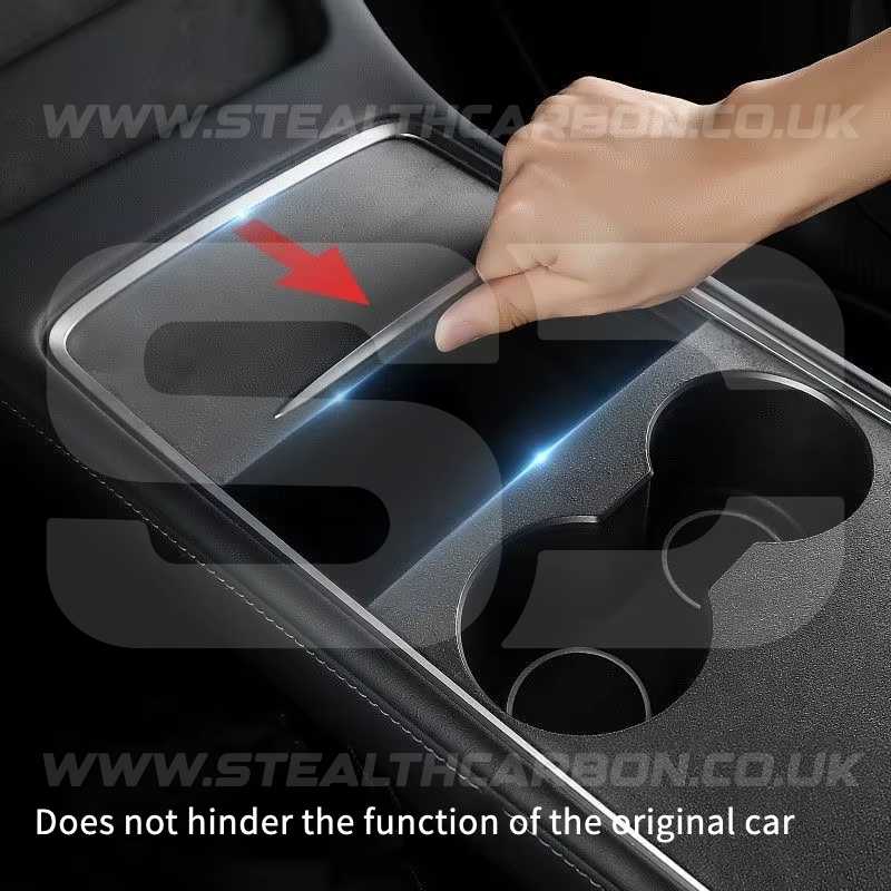 Tesla Model 3 Y Alcantara Suede Centre Console Protector Juniper Highland