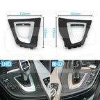 Carbon Fibre Style Gear Knob Surround BMW 3 4 Series F30 F31 F34 F35 F32 F33