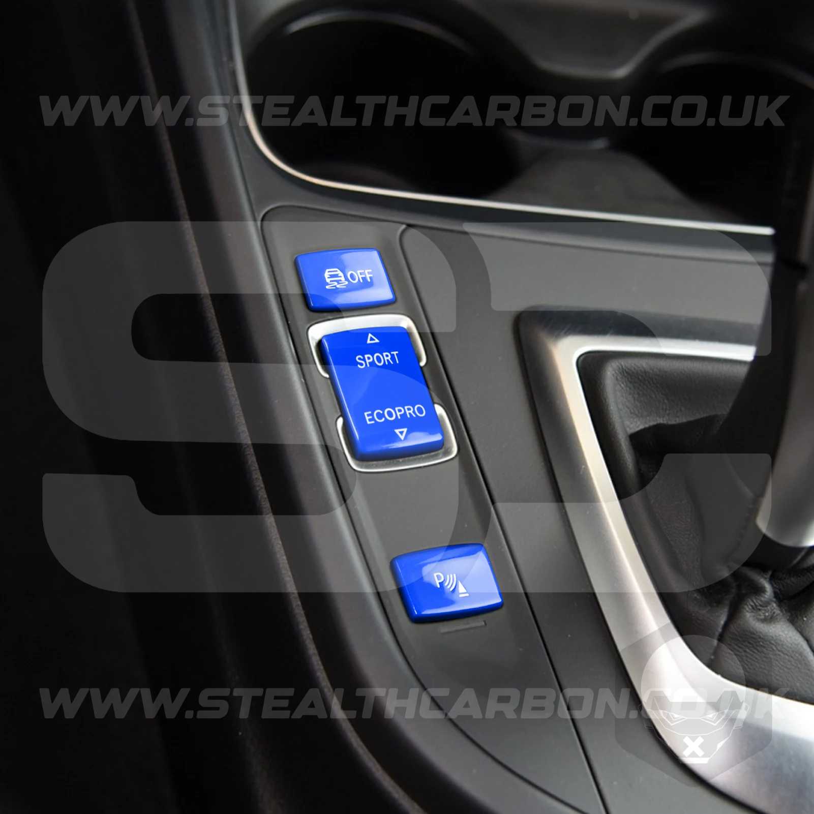 BMW Blue Sport Eco Pro DSC Parking Centre Console Buttons F20 F22 F30 F32 F33