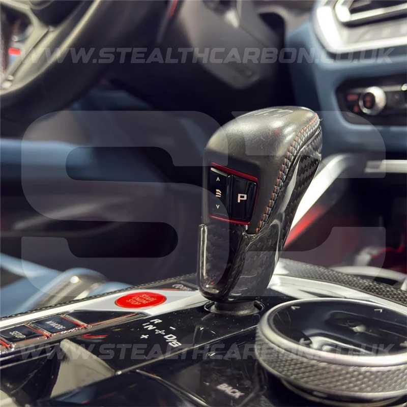 Genuine Carbon Fibre Gear Knob Cover Trim for BMW G80 M3 G82 M4 G87 M2