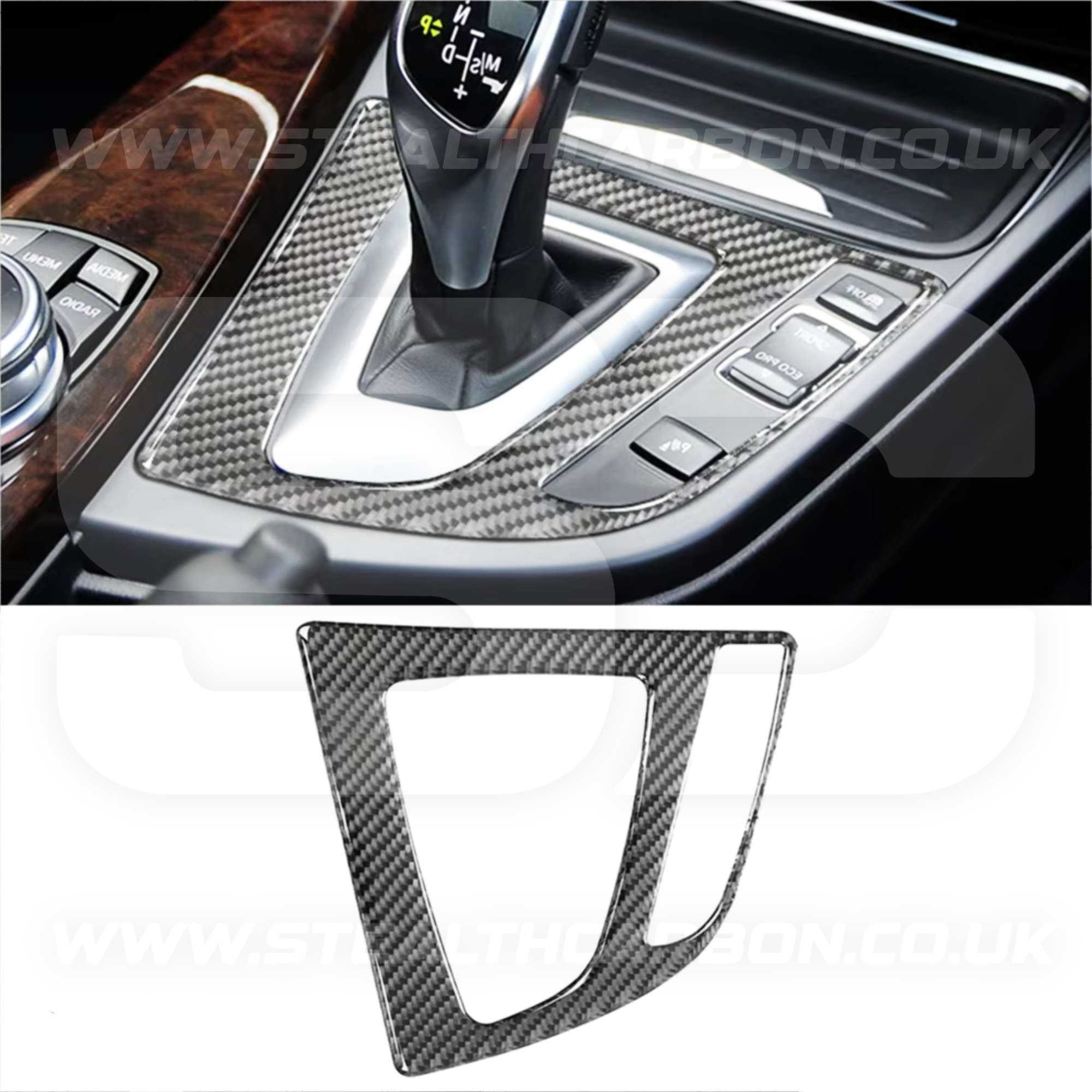 BMW Carbon Fibre Gear Knob Surround Trim 3 4 Series F30 F34 F32 F33 335i 435i