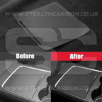 Tesla Model 3 Y Alcantara Suede Centre Console Protector Juniper Highland