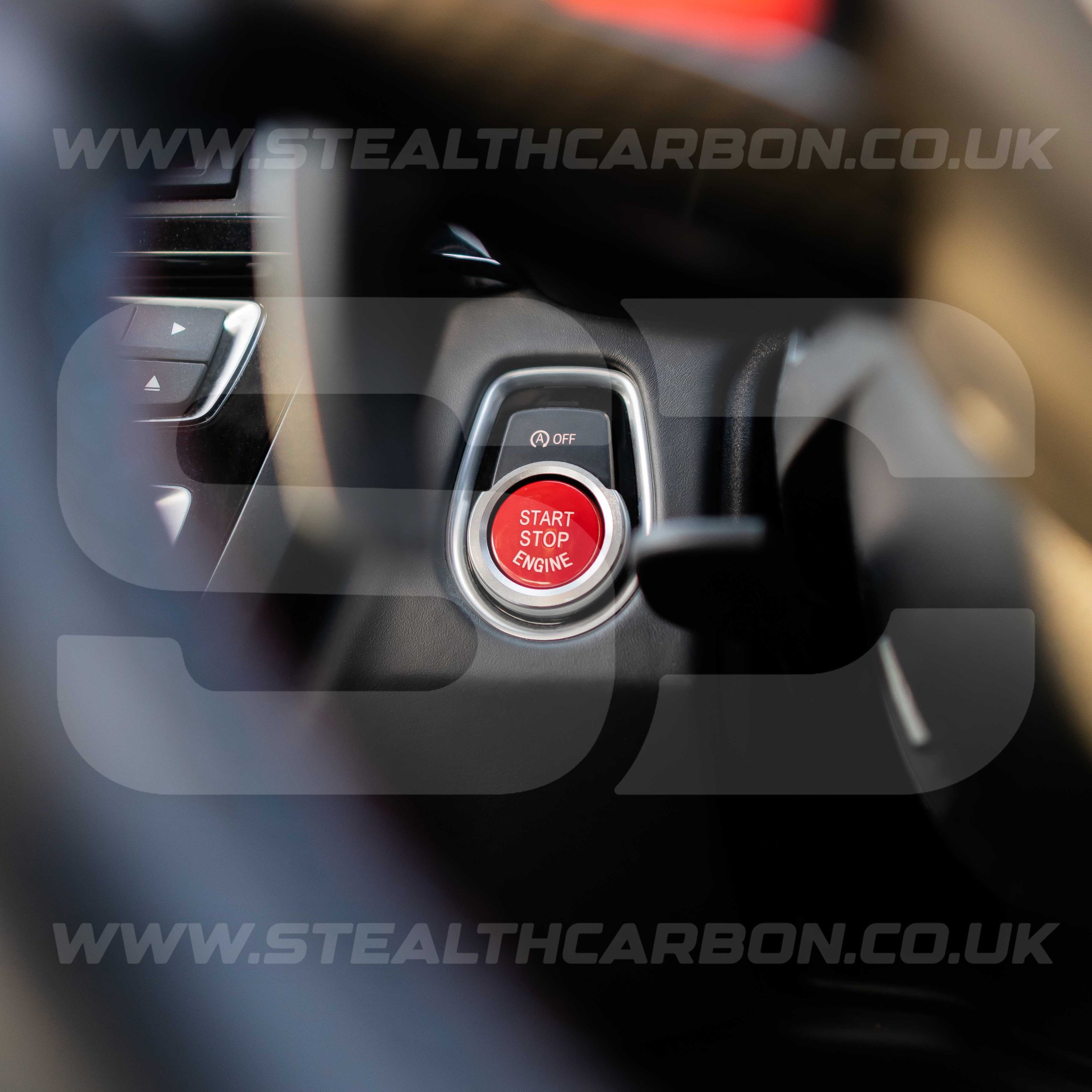 BMW Silver Engine Start Stop Button Trim F87 M2 F80 M3 M4 F30 1 2 3 4 5 Series +