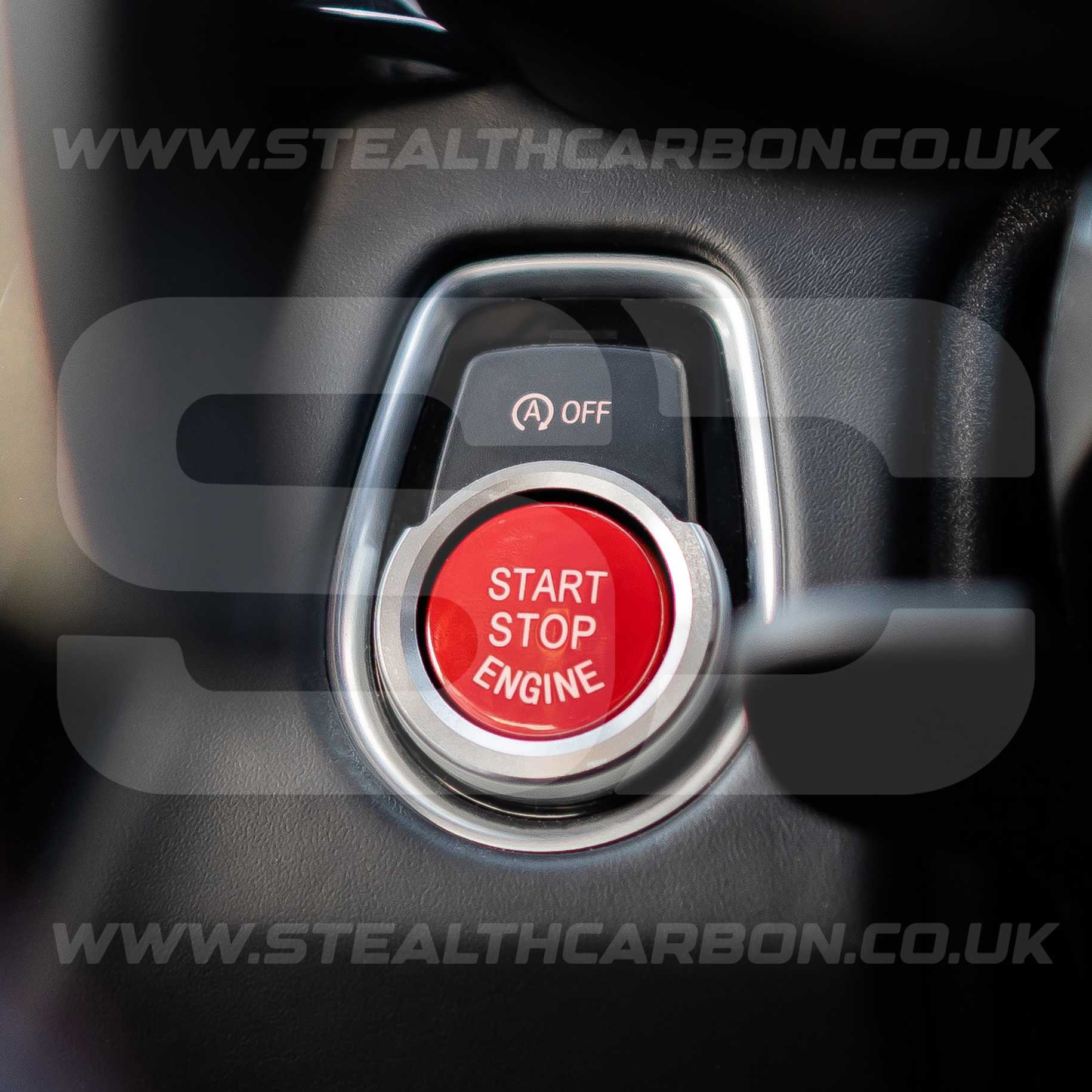 BMW Silver Engine Start Stop Button Trim F87 M2 F80 M3 M4 F30 1 2 3 4 5 Series +