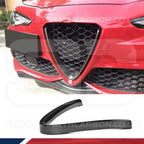 Alfa Romeo Giulia Quadrifoglio Carbon Fibre V Shield Grill Frame Cover Trim
