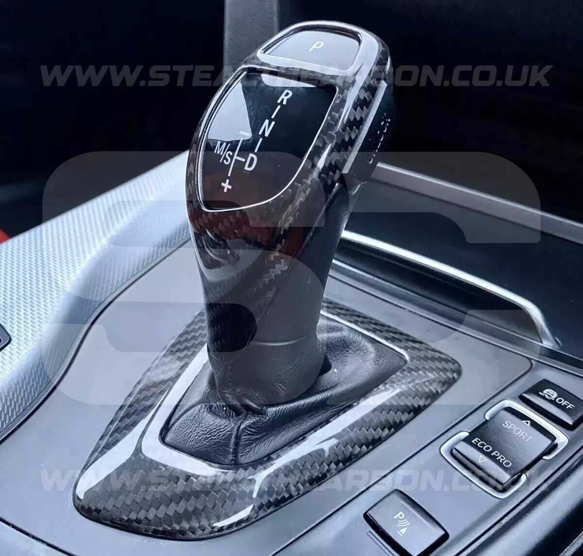 Genuine Carbon Fibre Gear Knob & Surround Trims BMW F20 M135i M140i M235i M240i