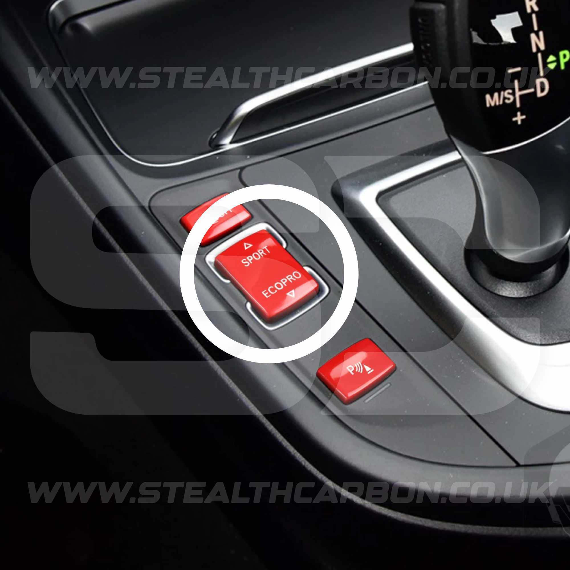 BMW Red Sport / Eco Pro Centre Console Button M135i F20 F21 F22 F30 F32 F33 F36 +